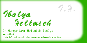 ibolya hellmich business card